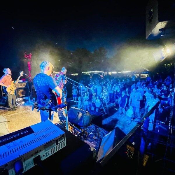 Vue depuis la scène sur le public